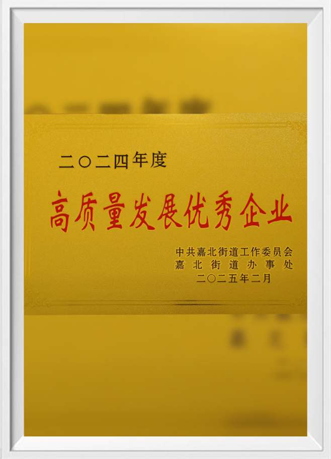 二〇二四年度高质量发展优异企业